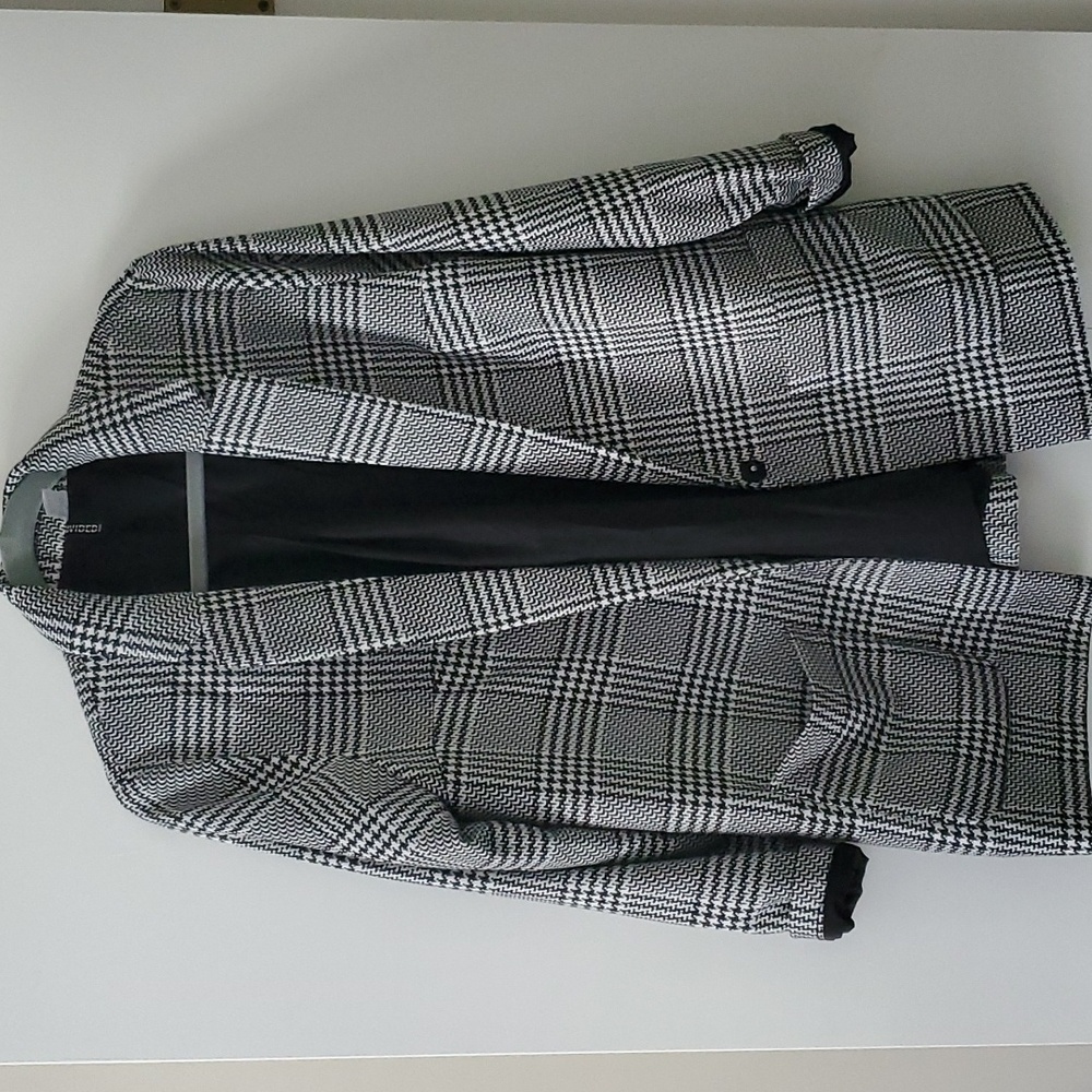H&M Divided Brand One Button Plaid Blazer